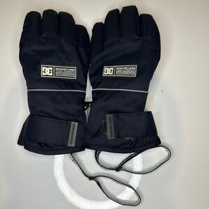 DC Snow Gloves Kids Large Charcoal Winter Ski‎ Gloves Waterproof